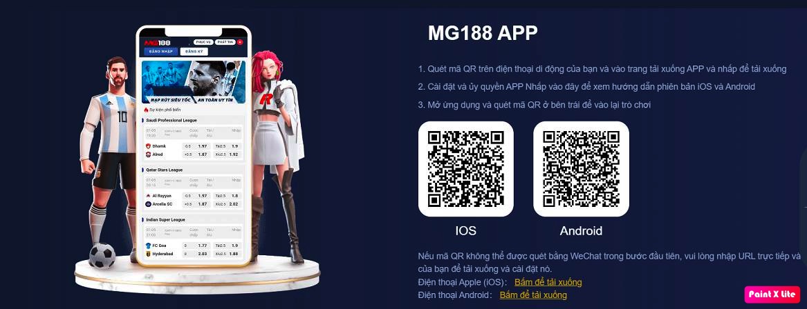 Hướng dẫn tải app Mg188 cho cả 2 hệ điều hành
